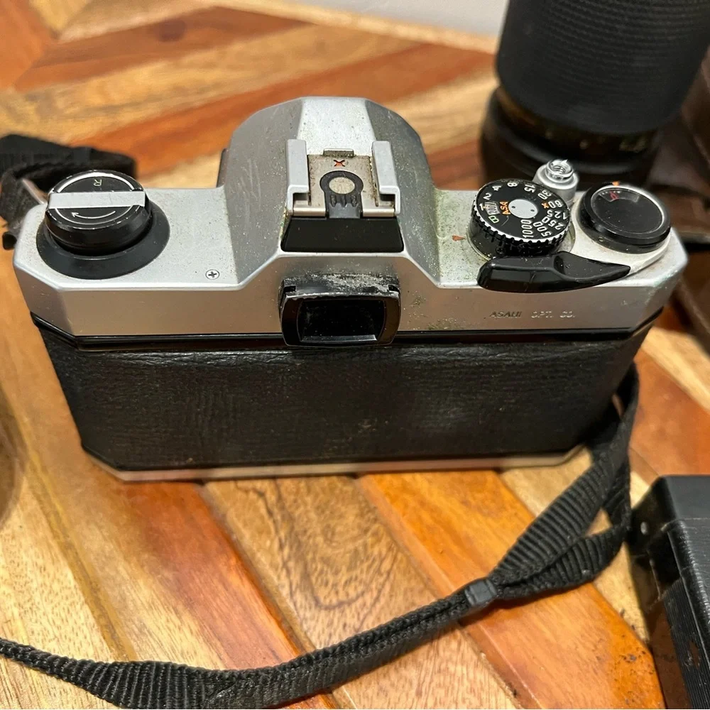 Vintage Camera, lenses, and bag